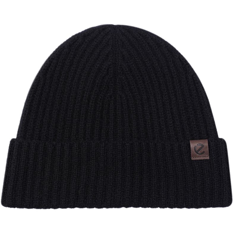 ECCO Men Fine Classic Beanie (Black)