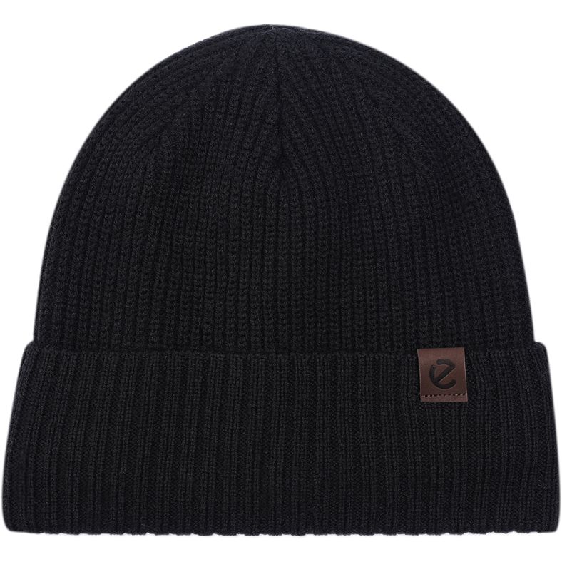 ECCO Men Chunky Beanie (Black)