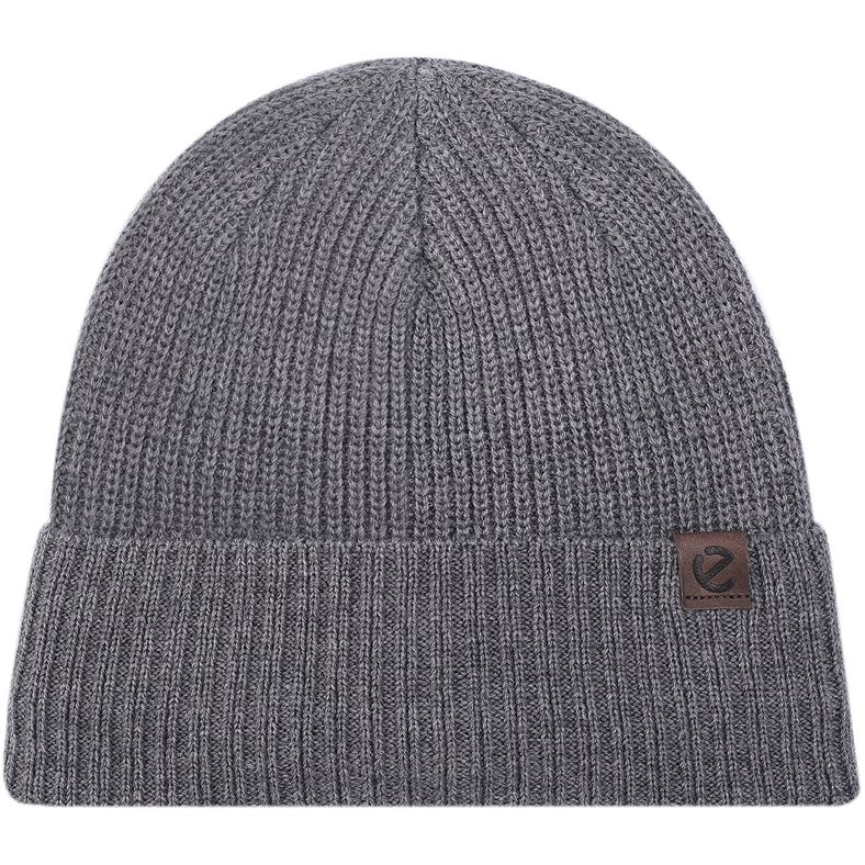 ECCO Men Chunky Beanie (Grey)