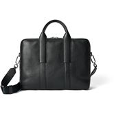 ECCO Laptop Bag Pebbled  Leather (Black)