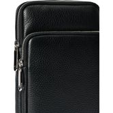 ECCO Flat Pouch Pebbled Leather (Black)