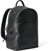 ECCO Round Pack L Pebbled Leather Bag (Black)