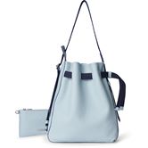 ECCO Sail Bag M Pebbled Leather (Blue)
