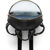 ECCO Round Pack S Pebbled Leather Bag (Black)