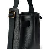 ECCO Sail Bag S Pebbled Leather (Black)