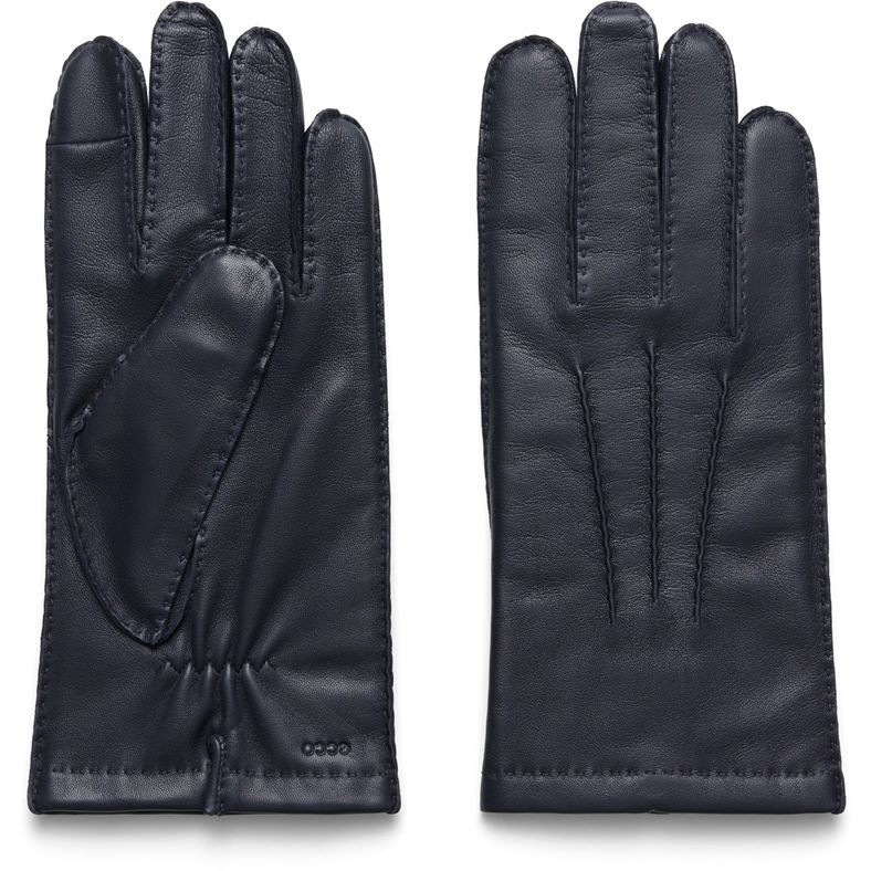ECCO Gloves M Stitched (Blue)
