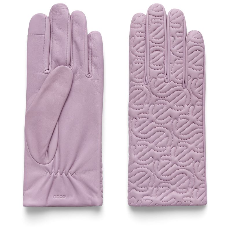 ECCO Gloves W Quilted Wave (Purple)