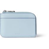 ECCO Card Case Zipped Smooth Leather (Blue)