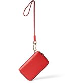 ECCO Wallet Zip Around Pebbled Leather (Red)