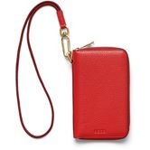 ECCO Wallet Zip Around Pebbled Leather (Red)