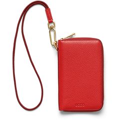 ECCO Wallet Zip Around Pebbled Leather