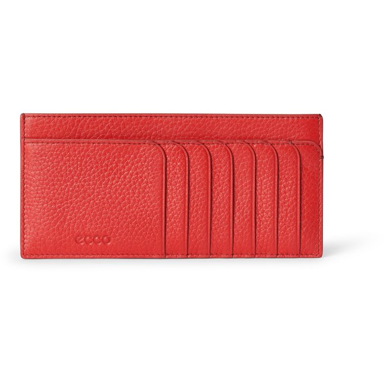 ECCO Wallet Pebbled Leather (Red)
