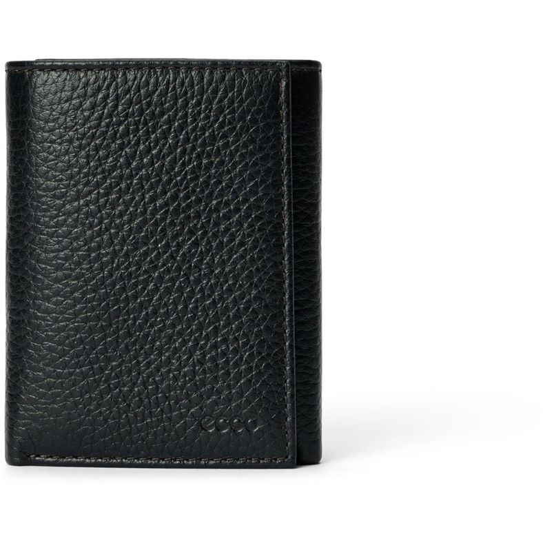 ECCO POC Wallet Tri Fold (Black)