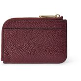 ECCO Card Case Zipped Shine Soft Pebbled (Red)