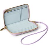 ECCO Wallet Zip Around Quilted Wave (Purple)