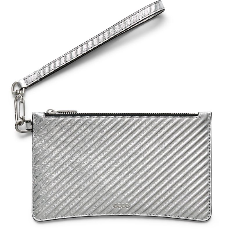 ECCO Wristlet Metallic Leather