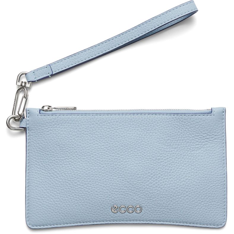 ECCO Wristlet Soft Pebbled Leather (Blue)