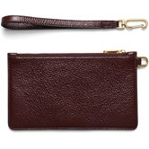 ECCO Wristlet Soft Shine Pebbled Leather (Red)