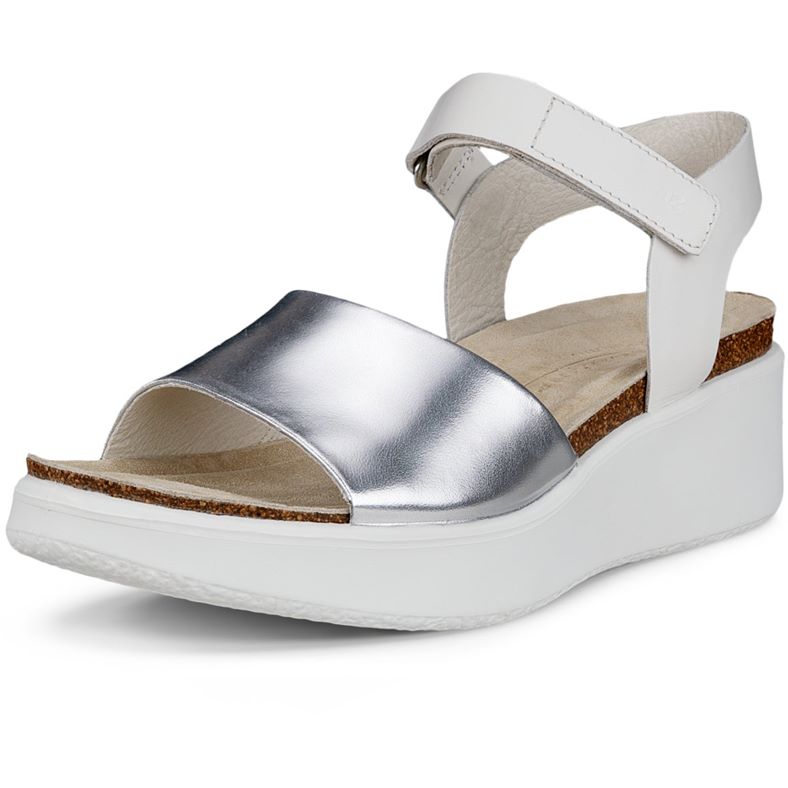 ECCO Flowt Wedge Cork (Bianco)