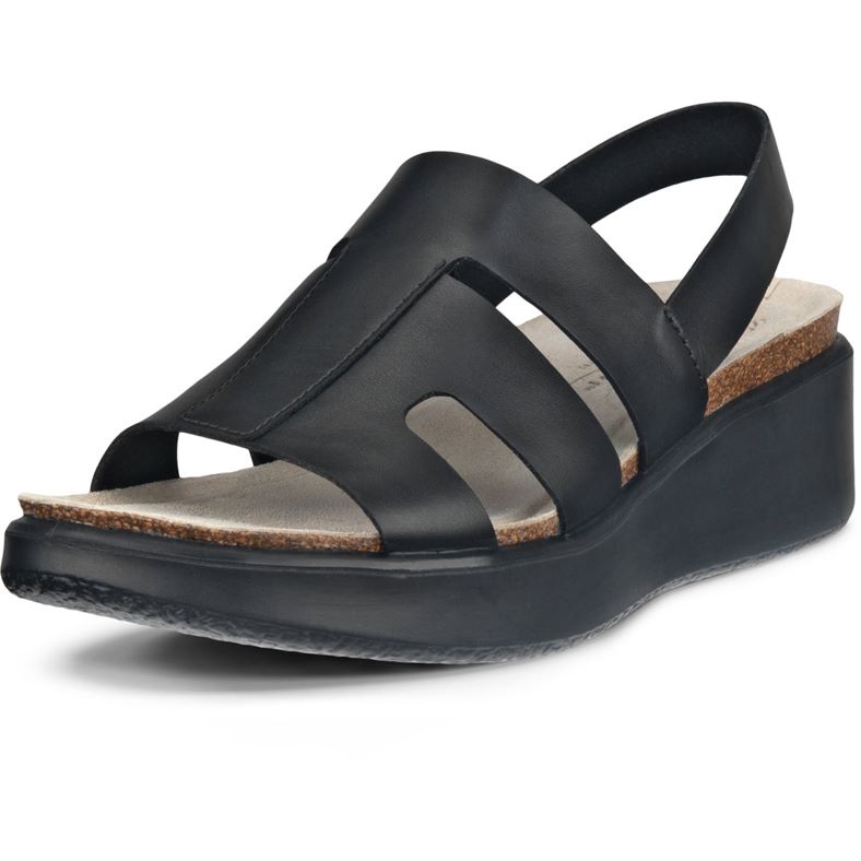 ECCO Flowt Wedge Cork (Nero)