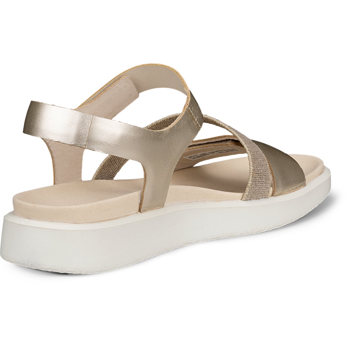 ECCO｜SANDALS (FLOWT W (273713-02021)) Women's ECCO® Flowt Nubuck Flat Sandal | Brown