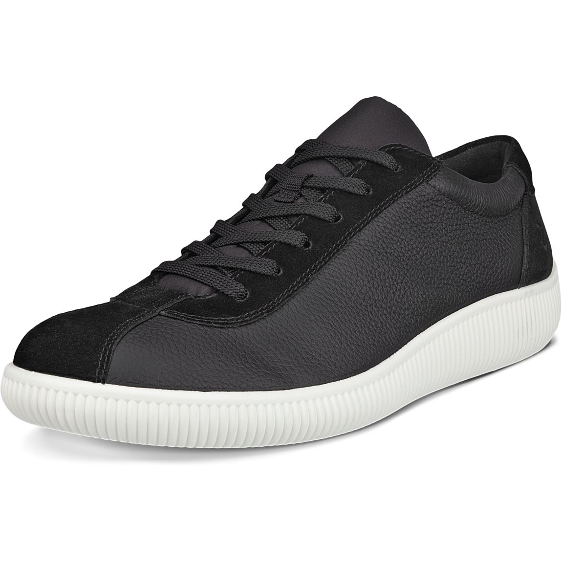 ECCO｜SNEAKERS (SOFT ZERO M (537754-51052)) Men's ECCO® Soft Zero Leather Sneaker | Gray