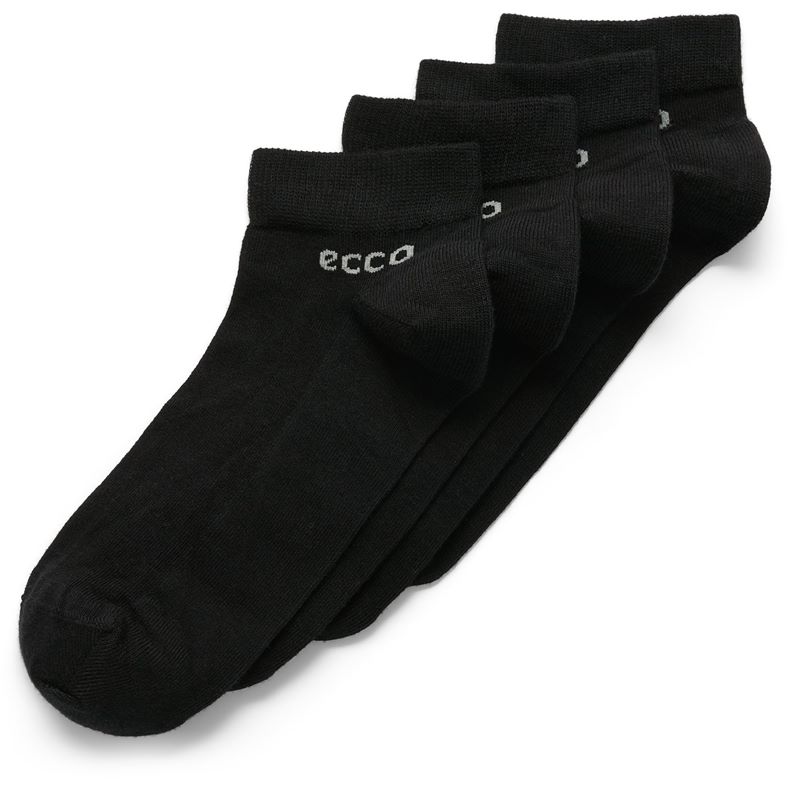 ECCO Classic Longlife Low-Cut Socks (黑色)