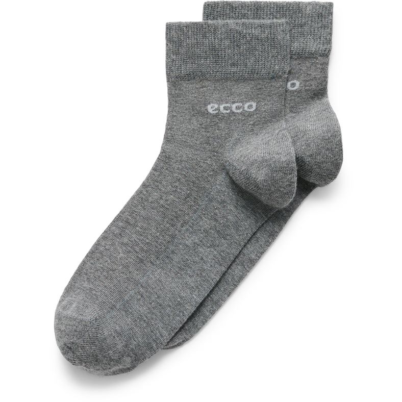 ECCO Classic Longlife Ankle-cut Socks ECCO Shoes (灰色)