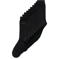 ECCO Classic Mid-cut 5-pack Ankle Socks Black