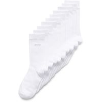 ECCO Classic Mid-cut 5-pack Ankle Socks Black (White)