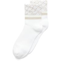 ECCO VIBE WAVE ANKLE-CUT SOCKS (White)