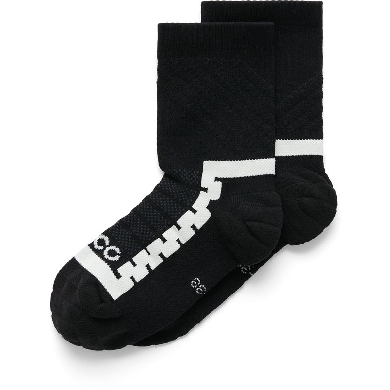 ECCO Tech Walking Mid-cut Walking Socks (Black)