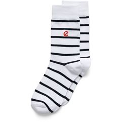 ECCO CLASSIC STRIPE MID-CUT SOCKS