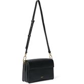 ECCO Pinch Bag L Pebbled Leather (Black)