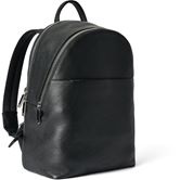 ECCO Round Pack L Pebbled Leather Bag (Black)
