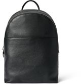 ECCO Round Pack L Pebbled Leather Bag (Black)