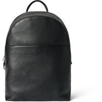 ECCO Round Pack L Pebbled Leather Bag (Black)