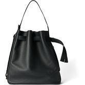ECCO Sail Bag L Pebbled Leather (Black)