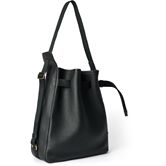 ECCO Sail Bag M Pebbled Leather (黑色)