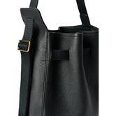ECCO Sail Bag M Pebbled Leather (黑色)