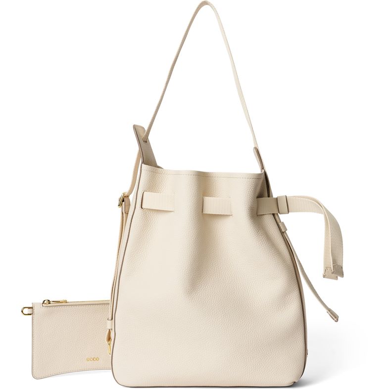 ECCO Sail Bag M Pebbled Leather (Beige)