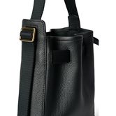 ECCO Sail Bag S Pebbled Leather (黑色)