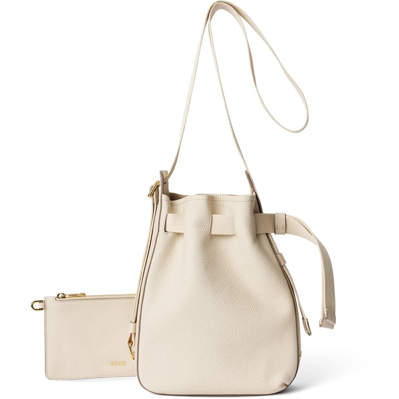 ECCO Sail Bag S Pebbled Leather (Beige)
