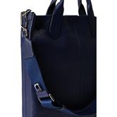 ECCO Tote Soft NS Pebbled Leather (Blue)