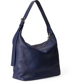 ECCO Hobo L Soft Pebbled Leather (Blue)