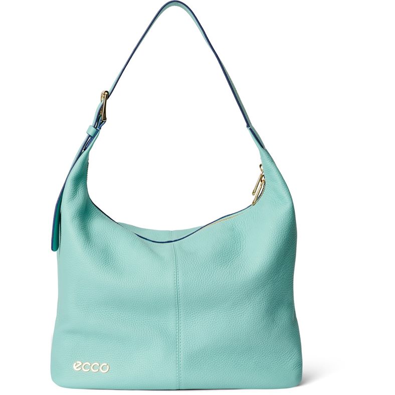 ECCO Hobo M Soft Pebbled Leather (Blue)