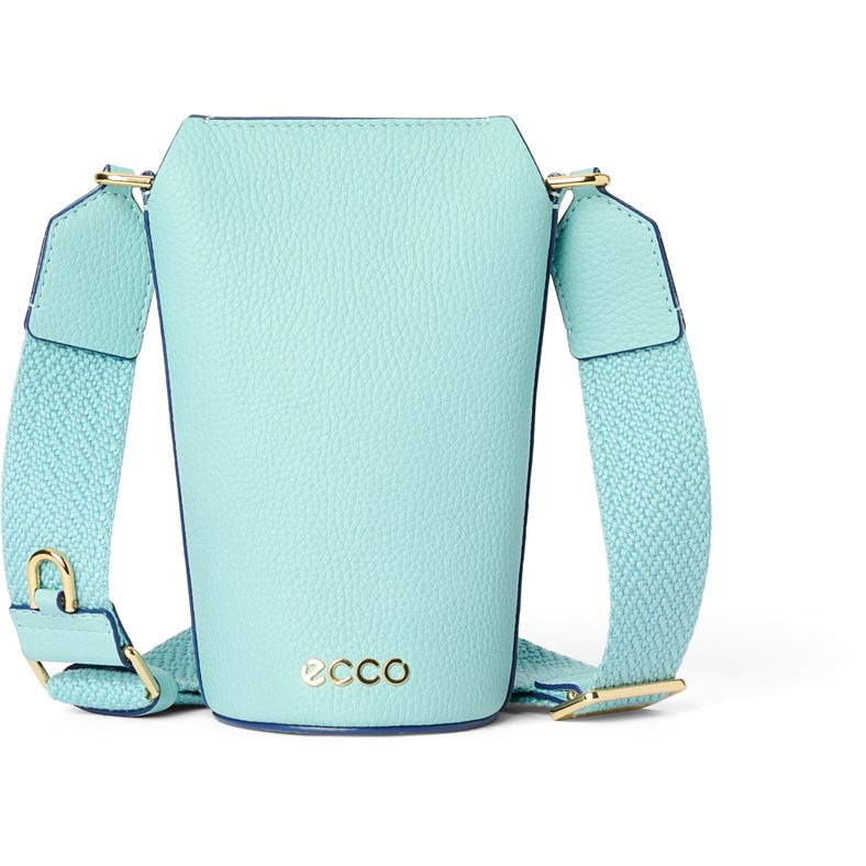 ECCO Pot Bag Soft Pebbled Leather (Blue)