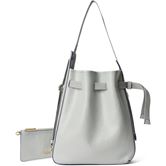 ECCO Sail Bag M Soft Shine Leather (灰色)