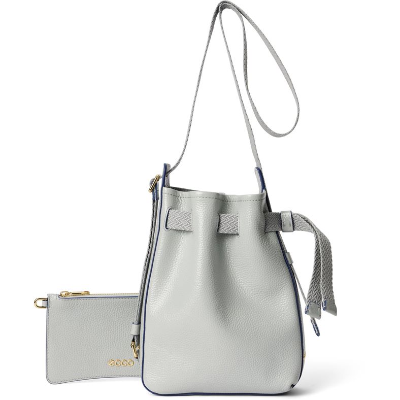 ECCO Sail Bag S Soft Shine Leather (Grey)