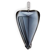 ECCO Card Case Zipped Pebbled Leather (Black)